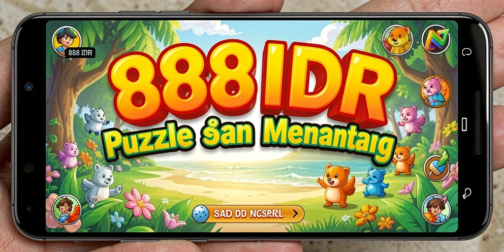 Tampilan gameplay 888IDR dengan berbagai teka-teki menarik.