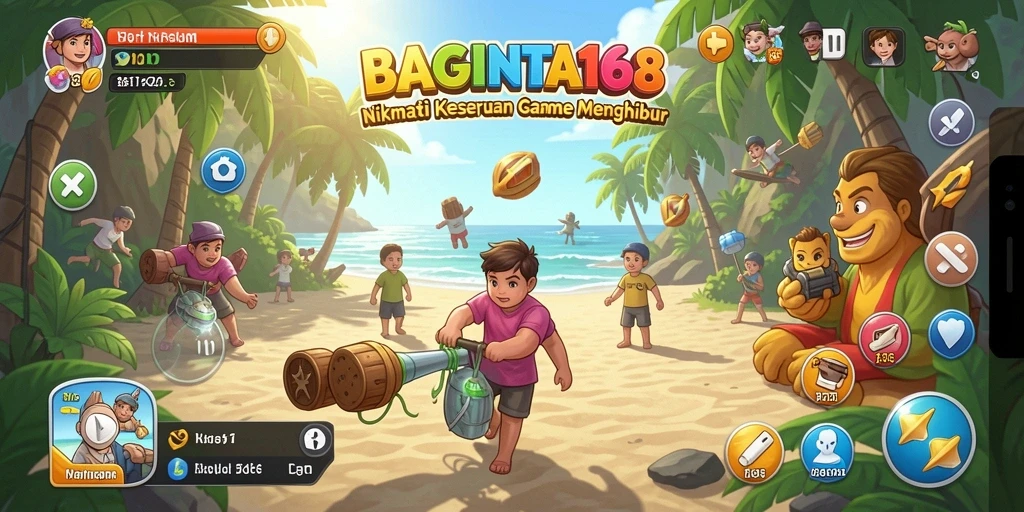 Tangkapan layar gameplay BAGINTA168 yang penuh warna dan seru.