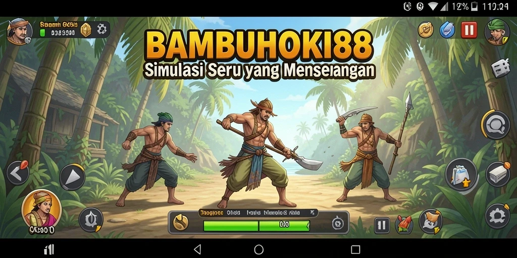 Tampilan menarik dari gameplay <strong>BAMBUHOKI88</strong> saat pemain membangun dunia mereka.