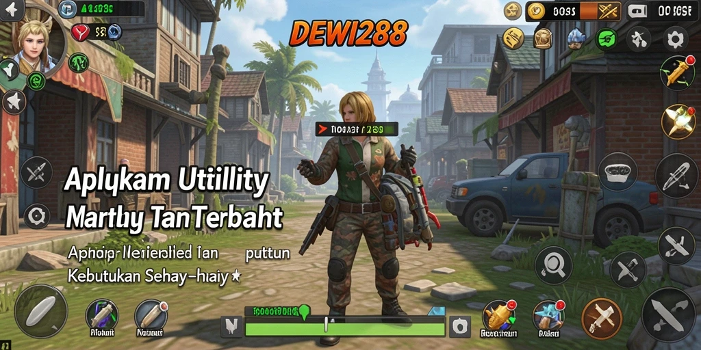 Tampilan antarmuka DEWI288 yang modern dan fungsional.
