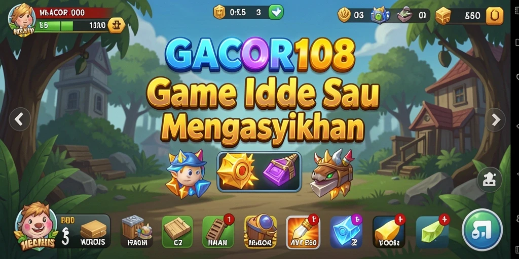 Tampilan gameplay GACOR108 yang menggugah semangat permainan Idle.