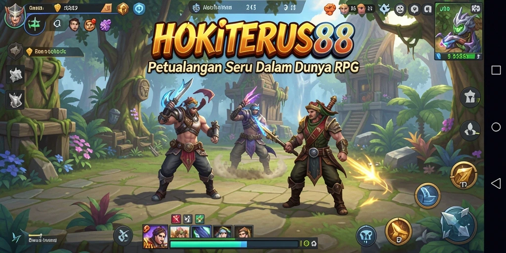 Tampilan permainan HOKITERUS88 dengan aksi RPG yang mendebarkan.