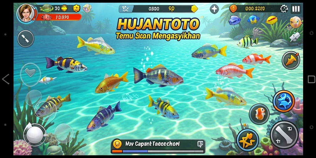 Tampilan gameplay HUJANTOTO yang menarik dan penuh aksi.