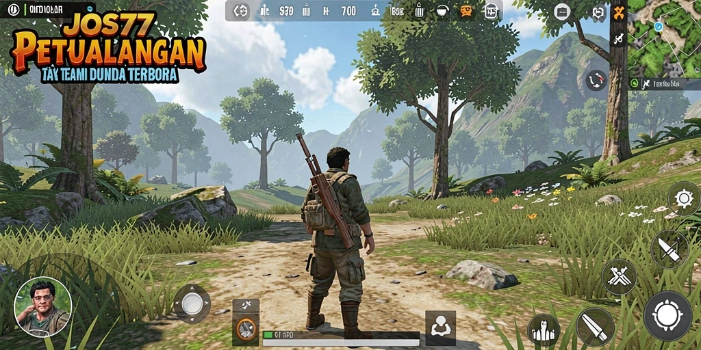 Tampilan gameplay menakjubkan di dunia Open World JOS77.