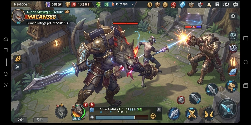 Tampilan layar utama gameplay <strong>MACAN388</strong> yang mendebarkan.