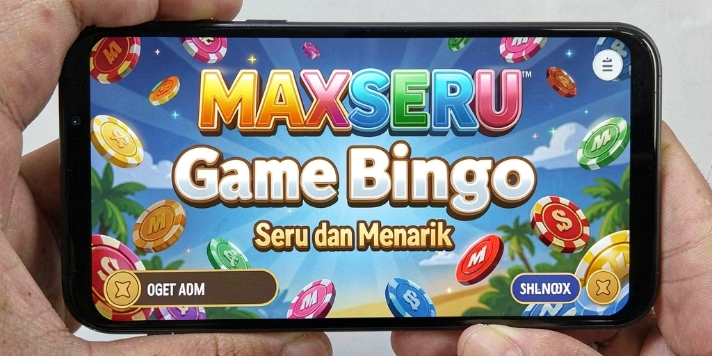 Tampilan gameplay menarik MAXSERU dalam aksi Bingo.