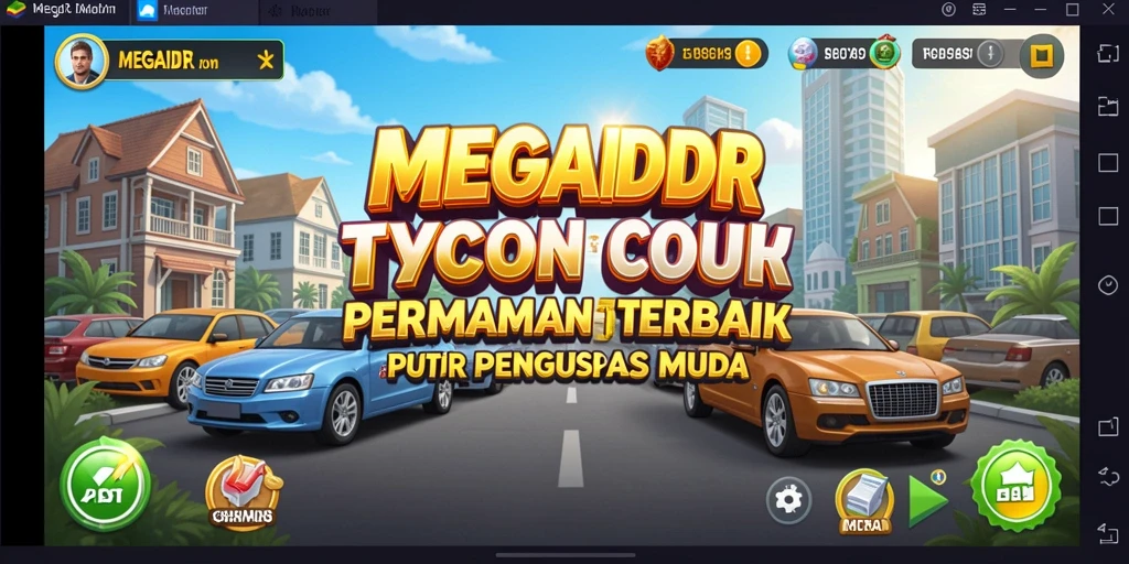 Tampilan menarik dari gameplay Tycoon MEGAIDR yang seru.