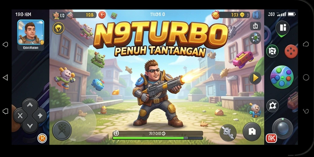 Gameplay seru dan menantang di N9TURBO.