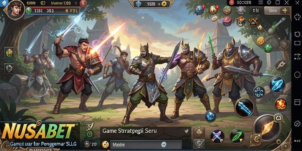 Tampilan gameplay SLG yang seru dan strategis.