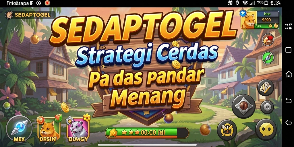 Screenshot gameplay menunjukkan aksi strategi intens di SEDAPTOGEL.