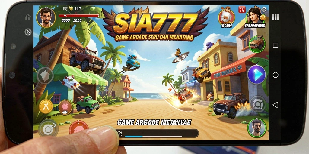 Tampilan gameplay seru dari SIA777, dengan karakter dan tantangan menarik.