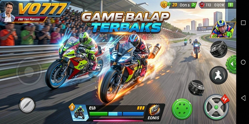 Tampilan gameplay seru di VO777 dengan kecepatan tinggi.