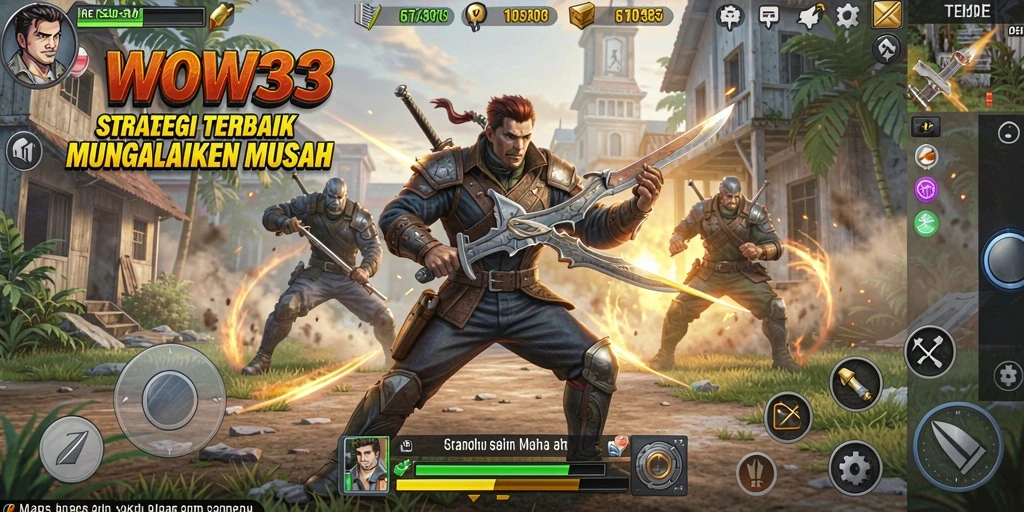 Tampilan gameplay strategis yang menantang di WOW33.
