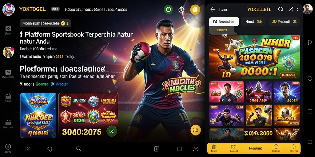 Tampilan menarik dari gameplay YOKTOGEL yang menampilkan taruhan olahraga.